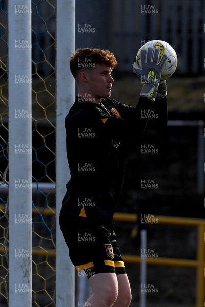 250725 - Barry Town United v Newport County - Pre Season Friendly - Jacob Carney of Newport County