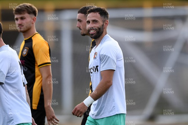 250725 - Barry Town United v Newport County - Pre Season Friendly - Robbie Willmott of Barry Town United