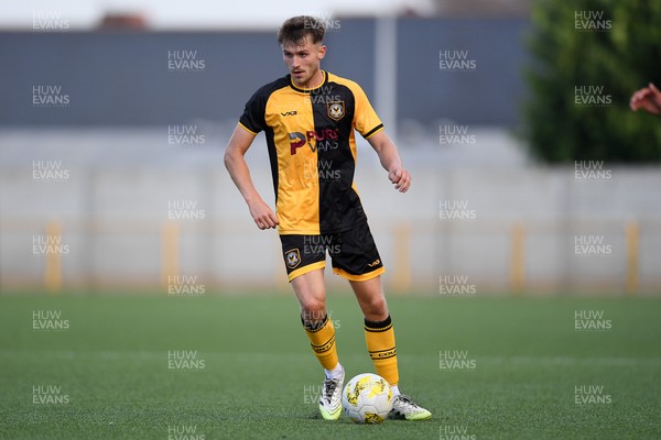 250725 - Barry Town United v Newport County - Pre Season Friendly - Ben Lloyd of Newport County