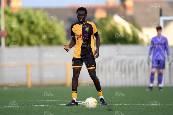 250725 - Barry Town United v Newport County - Pre Season Friendly - Nelson Sanca of Newport County