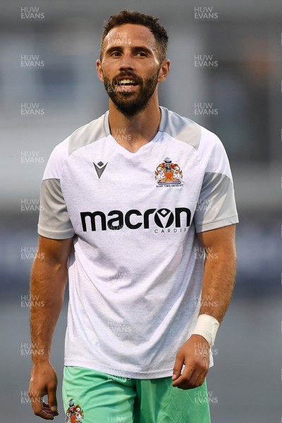 250725 - Barry Town United v Newport County - Pre Season Friendly - Robbie Willmott of Barry Town United