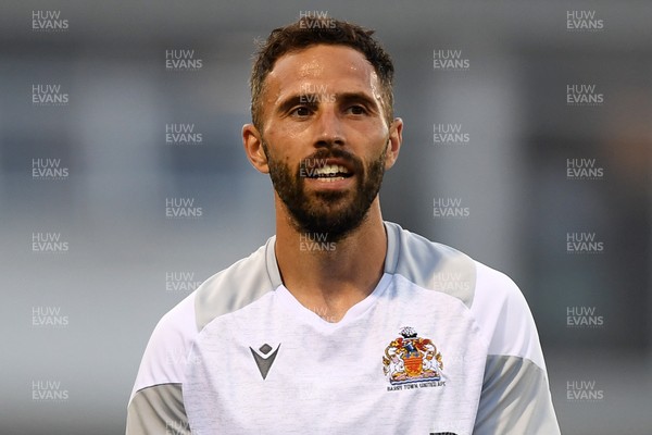 250725 - Barry Town United v Newport County - Pre Season Friendly - Robbie Willmott of Barry Town United