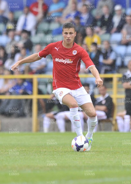 270713 - Barry Town v Cardiff City - Pre Season Friendly -   Fillip Kiss of Cardiff City