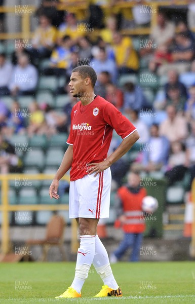 270713 - Barry Town v Cardiff City - Pre Season Friendly -    Rudy Gestede of Cardiff City