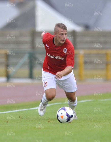 270713 - Barry Town v Cardiff City - Pre Season Friendly -   Kane Owen  of Cardiff City