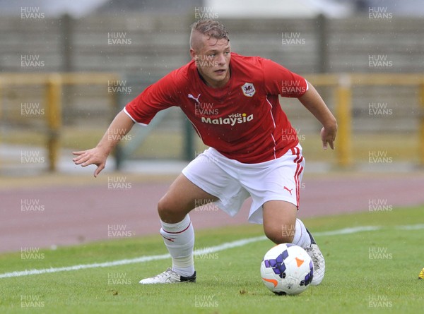 270713 - Barry Town v Cardiff City - Pre Season Friendly -     Kane Owen of Cardiff City