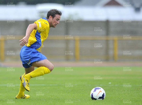 270713 - Barry Town v Cardiff City - Pre Season Friendly -    Ryan Jenkins of Barry Town