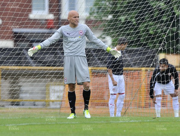 270713 - Barry Town v Cardiff City - Pre Season Friendly -     Liam Matthews of Cardiff City