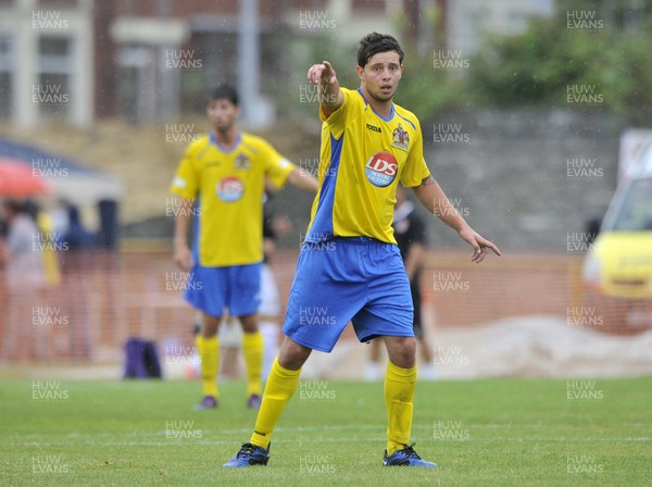 270713 - Barry Town v Cardiff City - Pre Season Friendly -    Troy Greening of Barry Town