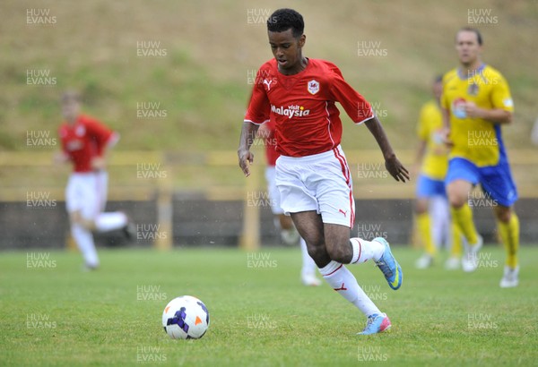 270713 - Barry Town v Cardiff City - Pre Season Friendly -   No Name on Sheet  of Cardiff City