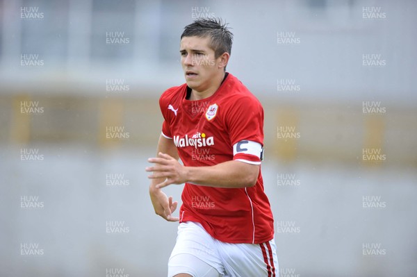 270713 - Barry Town v Cardiff City - Pre Season Friendly -   Declan John of Cardiff City