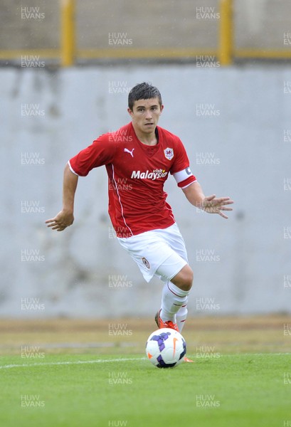 270713 - Barry Town v Cardiff City - Pre Season Friendly -   Declan John of Cardiff City