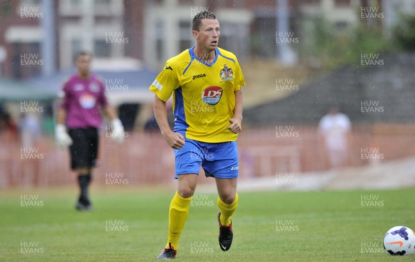 270713 - Barry Town v Cardiff City - Pre Season Friendly -    Bobby Briers of Barry Town