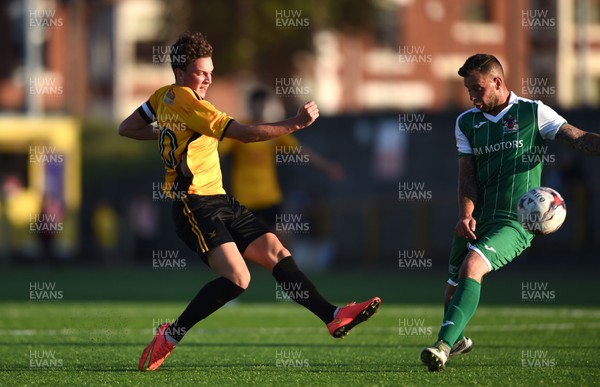 250717 - Barry Town v Newport County - Preseason Friendly - Tom Owen-Evans of Newport County