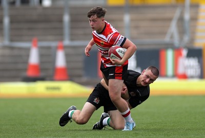 050525 - Barry v Gorseinon - U18 Plate Final - Boys U18s Finals Day - Emrys Jones of Gorseinon 