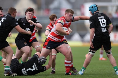 050525 - Barry v Gorseinon - U18 Plate Final - Boys U18s Finals Day - Dewi Brown of Gorseinon 