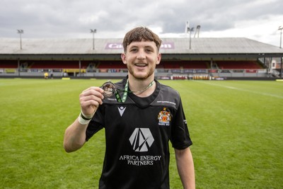 050525 - Barry v Gorseinon - U18 Plate Final - Boys U18s Finals Day - Player of the match Morgan Prosser of Barry 