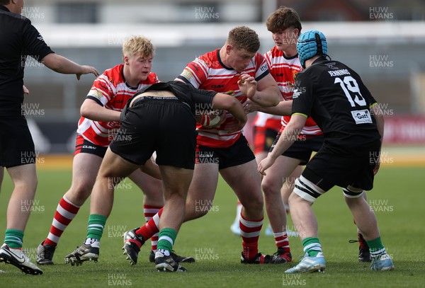 050525 - Barry v Gorseinon - U18 Plate Final - Boys U18s Finals Day - Dewi Brown of Gorseinon 
