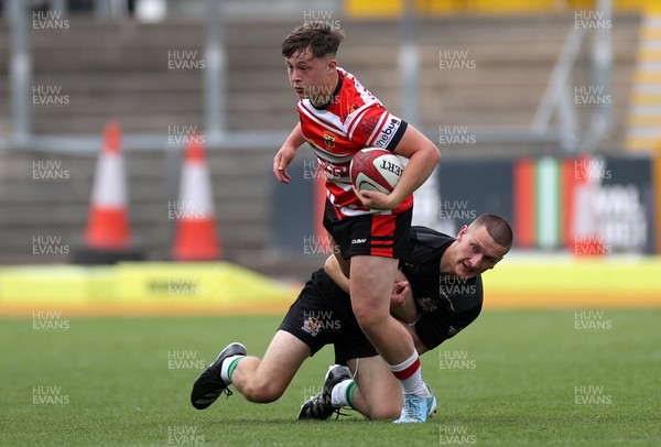 050525 - Barry v Gorseinon - U18 Plate Final - Boys U18s Finals Day - Emrys Jones of Gorseinon 
