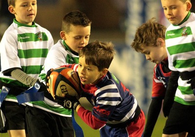 100212 Cardiff Blues v Connacht - RaboDirect PRO 12 -Blues' Tag rugby Barry(green and white) v Penarth