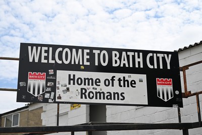 250726 - Bath City v Newport County - Pre Season Friendly - A general view of Twerton Park ahead of the match