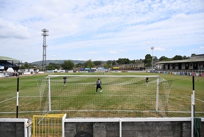 250726 - Bath City v Newport County - Pre Season Friendly - A general view of Twerton Park ahead of the match