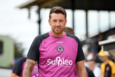 250726 - Bath City v Newport County - Pre Season Friendly - Newport County interim Head Coach, Chris Todd