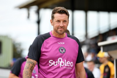 250726 - Bath City v Newport County - Pre Season Friendly - Newport County interim Head Coach, Chris Todd