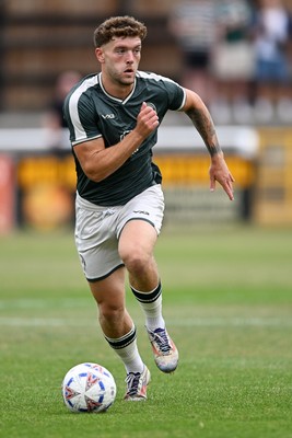 250726 - Bath City v Newport County - Pre Season Friendly - Cameron Evans of Newport County