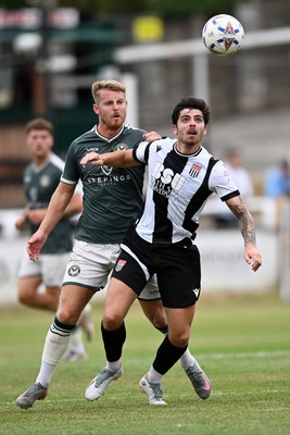 250726 - Bath City v Newport County - Pre Season Friendly - Keenan Patten of Newport County