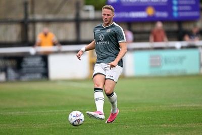 250726 - Bath City v Newport County - Pre Season Friendly - Cameron Norman of Newport County