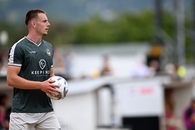250726 - Bath City v Newport County - Pre Season Friendly - Harrison Halpin of Newport County