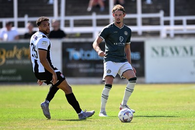 250726 - Bath City v Newport County - Pre Season Friendly - Dan Sassi of Newport County