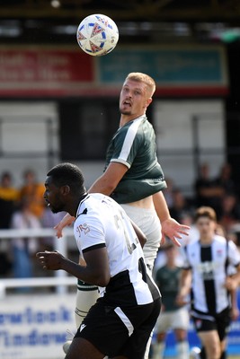 250726 - Bath City v Newport County - Pre Season Friendly - Cole Jarvis of Newport County