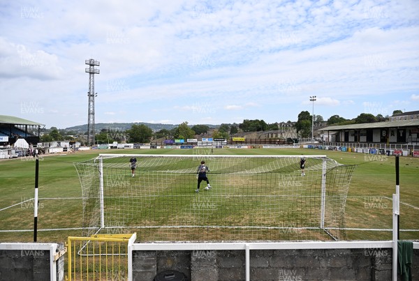 250726 - Bath City v Newport County - Pre Season Friendly - A general view of Twerton Park ahead of the match