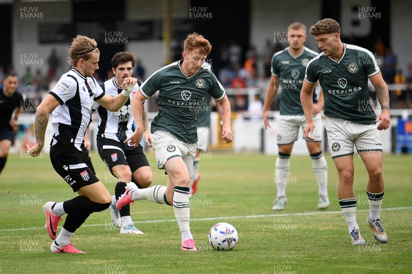 250726 - Bath City v Newport County - Pre Season Friendly - Ged Garner of Newport County