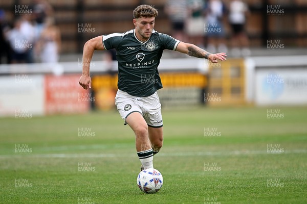 250726 - Bath City v Newport County - Pre Season Friendly - Cameron Evans of Newport County