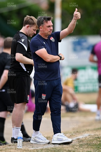 250726 - Bath City v Newport County - Pre Season Friendly - Scott Bartlett, Bath City Manager