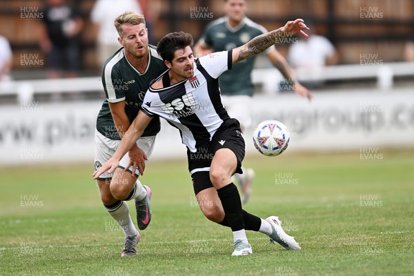 250726 - Bath City v Newport County - Pre Season Friendly - Keenan Patten of Newport County