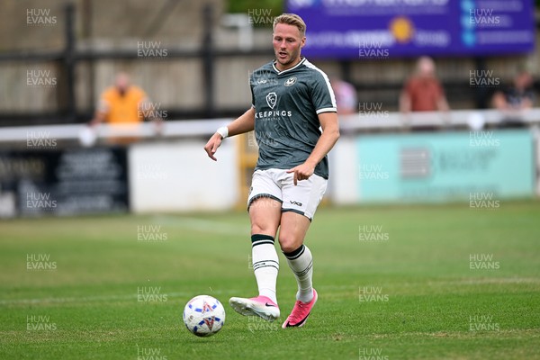 250726 - Bath City v Newport County - Pre Season Friendly - Cameron Norman of Newport County