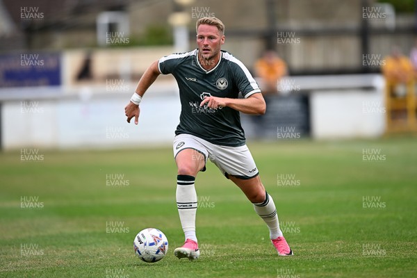 250726 - Bath City v Newport County - Pre Season Friendly - Cameron Norman of Newport County