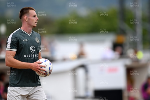 250726 - Bath City v Newport County - Pre Season Friendly - Harrison Halpin of Newport County