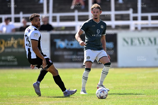 250726 - Bath City v Newport County - Pre Season Friendly - Dan Sassi of Newport County