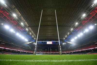 230525 - Bath Rugby v Lyon Olympique Universitaire - EPCR Challenge Cup Final - A general view of the Principality Stadium ahead of this evening’s EPCR Challenge Cup Final 