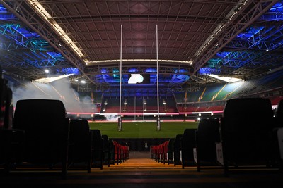 230525 - Bath Rugby v Lyon Olympique Universitaire - EPCR Challenge Cup Final - A general view of the Principality Stadium ahead of this evening’s EPCR Challenge Cup Final 