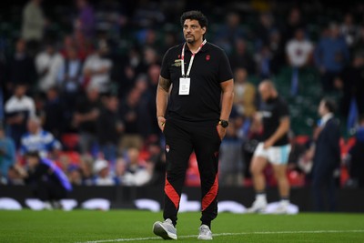 230525 - Bath Rugby v Lyon Olympique Universitaire - EPCR Challenge Cup Final - Karim Ghezal, Lyon Head Coach