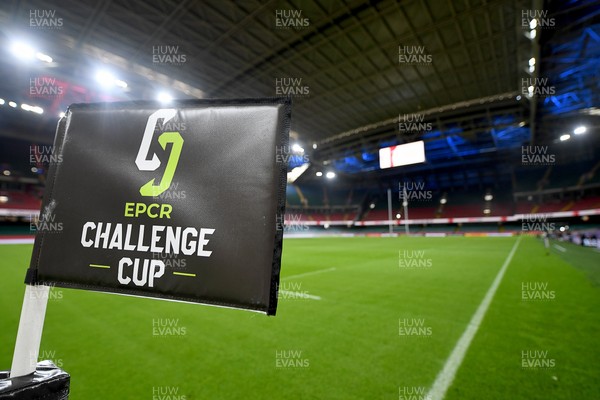 230525 - Bath Rugby v Lyon Olympique Universitaire - EPCR Challenge Cup Final - A general view of the Principality Stadium ahead of this evening’s EPCR Challenge Cup Final 