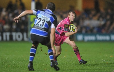 05.11.10 - Bath v Cardiff Blues - LV= Cup - Dan Fish of Cardiff Blues. 