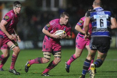 05.11.10 - Bath v Cardiff Blues - LV= Cup - Bryn Griffiths of Cardiff Blues. 