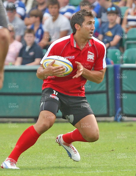 110812 - Bath v London Welsh - Preseason Friendly -Gavin Henson of London Welsh